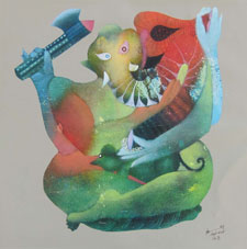 Artwork by Babu Xavier
